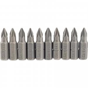 Image of Draper Pozi Screwdriver Bit PZ1 25mm Pack of 10