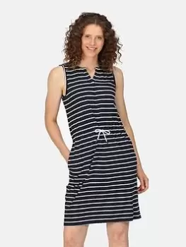Image of Regatta Fahari Sleeveless Dress, Navy, Size 20, Women