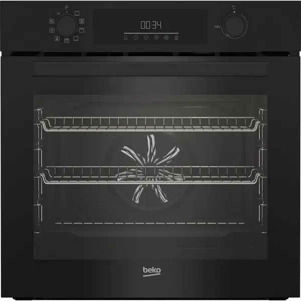 Image of Beko BBIE12301BMP Built In Electric Single Oven - Black - A Rated