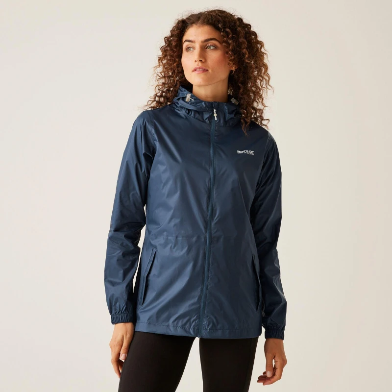 Image of Regatta Womens/Ladies Pack It Jacket III Waterproof Durable Jacket UK Size 24 - Chest 50' (127cm) Midnight RWW305-20I-24