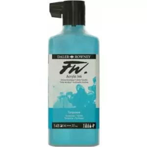 Image of Daler-Rowney FW Artists Acrylic Ink 180ml Turquoise