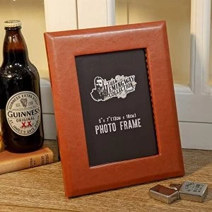 Image of 5" x 7" - Hemmingway Faux Leather Photo Frame with Gift Box