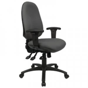 Image of Cappela Rise High Back Posture Black Chair KF03496