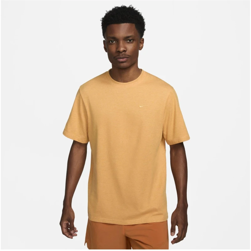 Image of Nike Dri-Fit Primary Mens Short-Sleeve Versatile Top - White White L