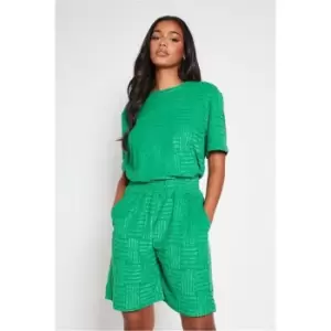 Image of I Saw It First Green Jacquard Set - Green