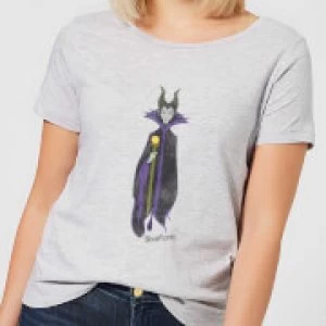 Image of Disney Sleeping Beauty Maleficent Classic Womens T-Shirt - Grey - M
