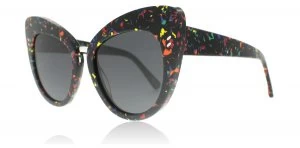 Image of Stella McCartney SC0037S Sunglasses Multicolour Black Grey 005 54mm