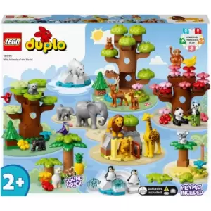 Image of LEGO DUPLO Wild Animals: of the World Toy Animal Figures (10975)