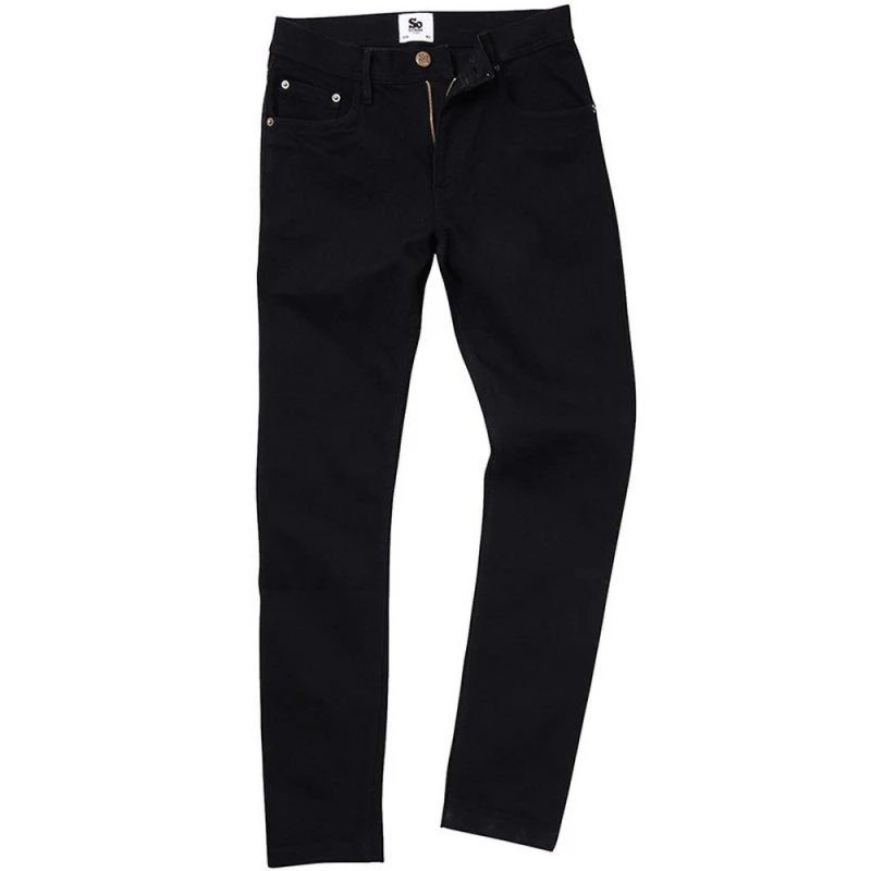 Image of AWDis AWDis Men So Denim Max Slim Jeans in Black Size: 34R Black 34R Male 5057520498812