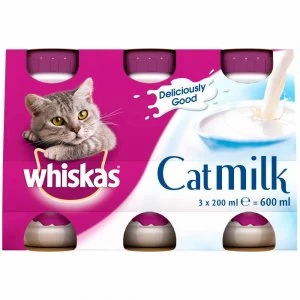 Image of Whiskas Kitten Milk 3 x 200ml