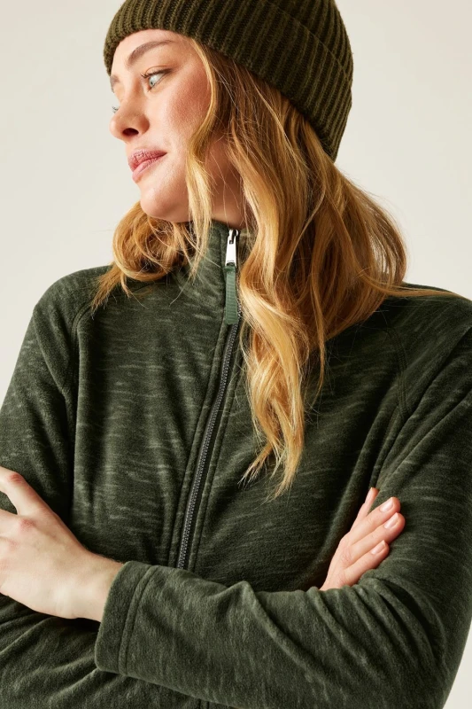 Image of Womens full-zip fleece Regatta Mayse Vert Female 48