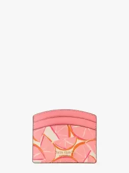 Image of Kate Spade Spencer Grapefruit Cardholder, Pink Multi, One Size