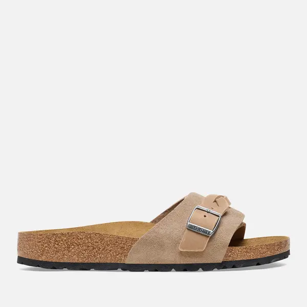Image of Birkenstock Womens Pula Suede Slim Fit Sandals - UK 3.5