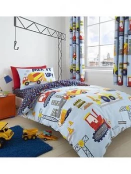 Image of Catherine Lansfield Construction Junior Duvet Cover Set