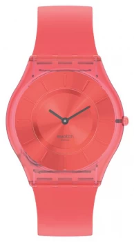 Image of Swatch SWEET CORAL Skin Classic Silicone Strap SS08R100 Watch