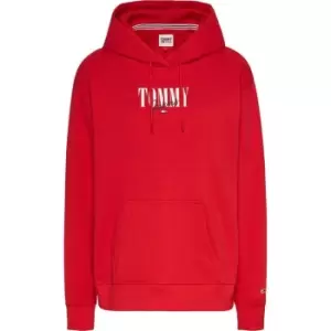 Image of Tommy Jeans Tjw Rlx Essential Logo 1+ Hoodie - Red