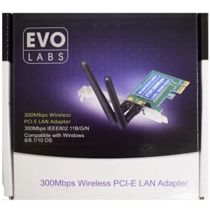 Image of Evo Labs PCI-Express Full Height N300 WiFi Card