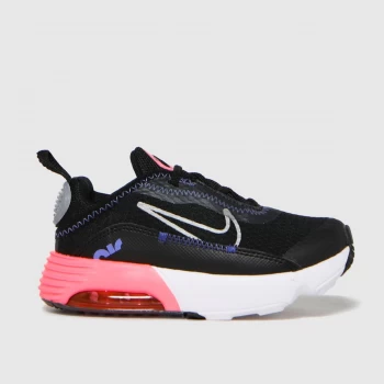 Image of Nike Black & Pink Air Max 2090 Trainers Toddler