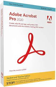 Image of Adobe Acrobat Pro 2020 Student & Teacher Edition