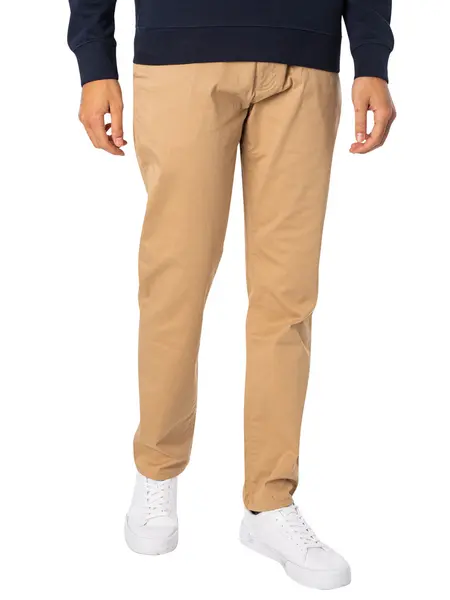 Image of Farah Lawson Twill Chinos Burnt Sand 32W x 32L