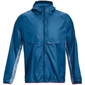 Image of Under Armour Impasse Mens Trail Running Jacket - Blue
