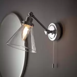 Image of Ensora Lighting Faraday Wall Light - Chrome