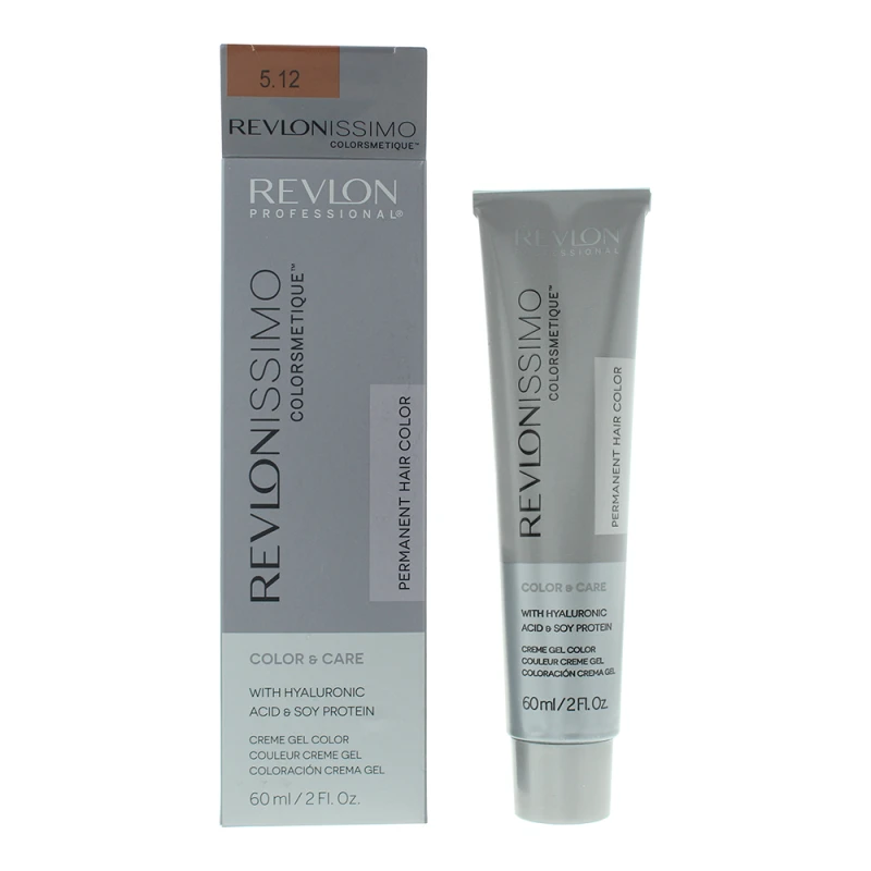 Image of Revlon Revlonissimo Colorsmetique 5.12 Light Pearly Brown Hair Colour 60ml