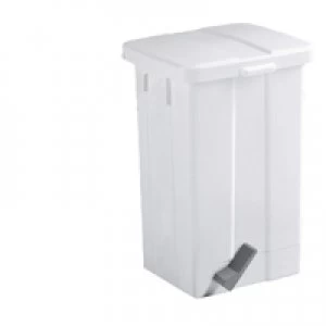Image of Slingsby Pedal Bin 50 Litre White 312252