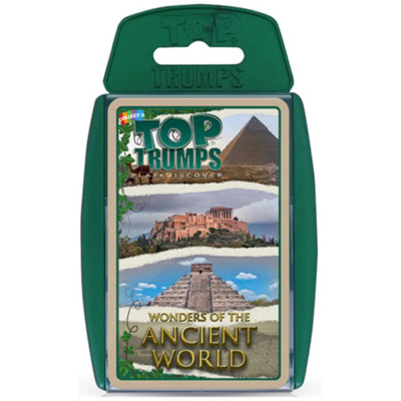 Image of Winning Moves Wonders Of The Ancient World Top Trumps Classic - Brand New And Sealed