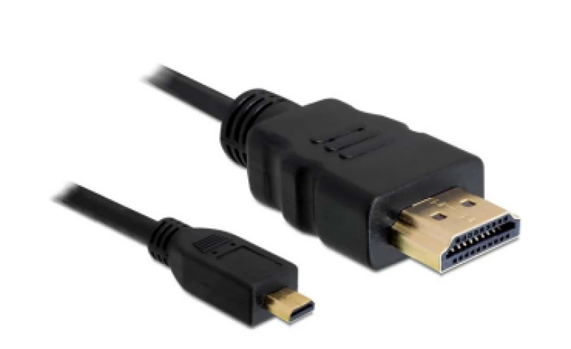 Image of DeLOCK 4043619826643 HDMI cable 2m HDMI Type A (Standard) HDMI Type D