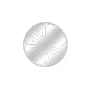 Image of Suntime 80cm White Flower Mirror