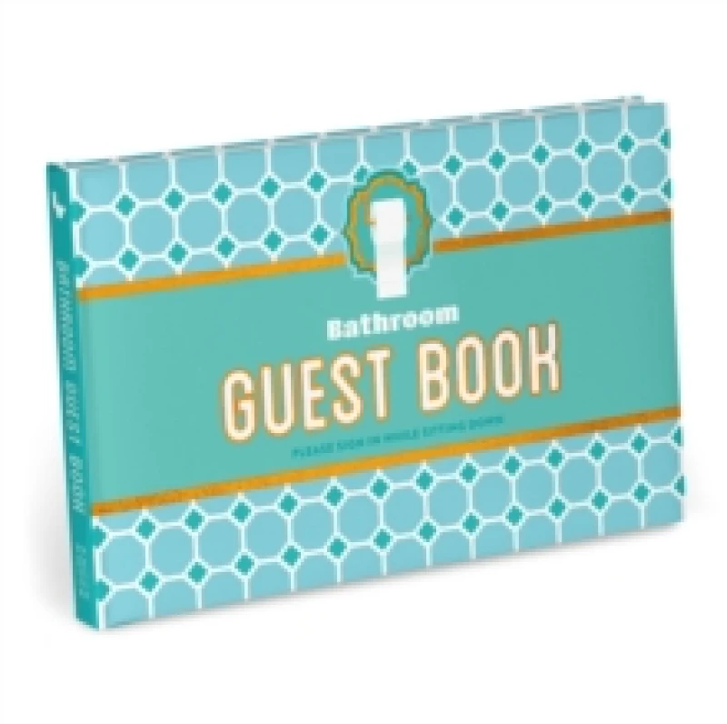 Image of Knock Knock Bathroom Guestbook (Second Edition) Notebook / blank book