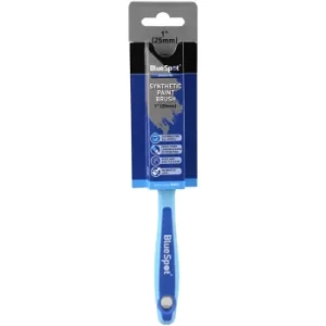 Image of BlueSpot 36001 1" (25mm) Synthetic Paint Brush with Soft Grip Handle