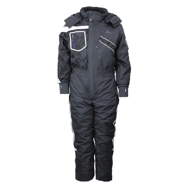 Image of Peak Mountain Ski suit for children Peak Mountain Ecombo Noir Male 4 ans ECOMBO/3-8/NH-CARBONE