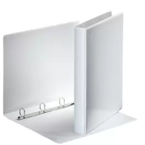 Image of Rexel A4 Presentation Binder; White; 20mm 4D-Ring Diameter - Outer