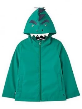 Image of Joules Toddler Boys Riverside Dino Rubber Coat - Green