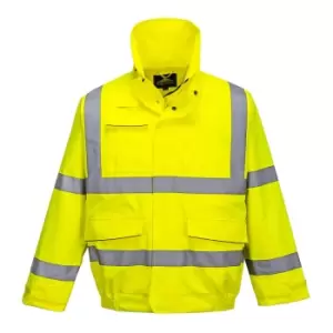 Image of PWR Hi Vis Extreme Bomber Jacket Yellow S