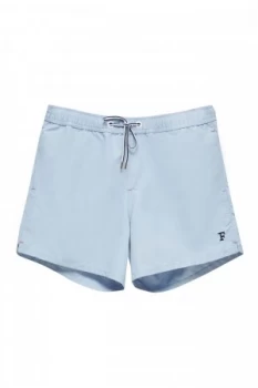 Image of Mens French Connection Marco Plain Casual Swim Short Blue Marl