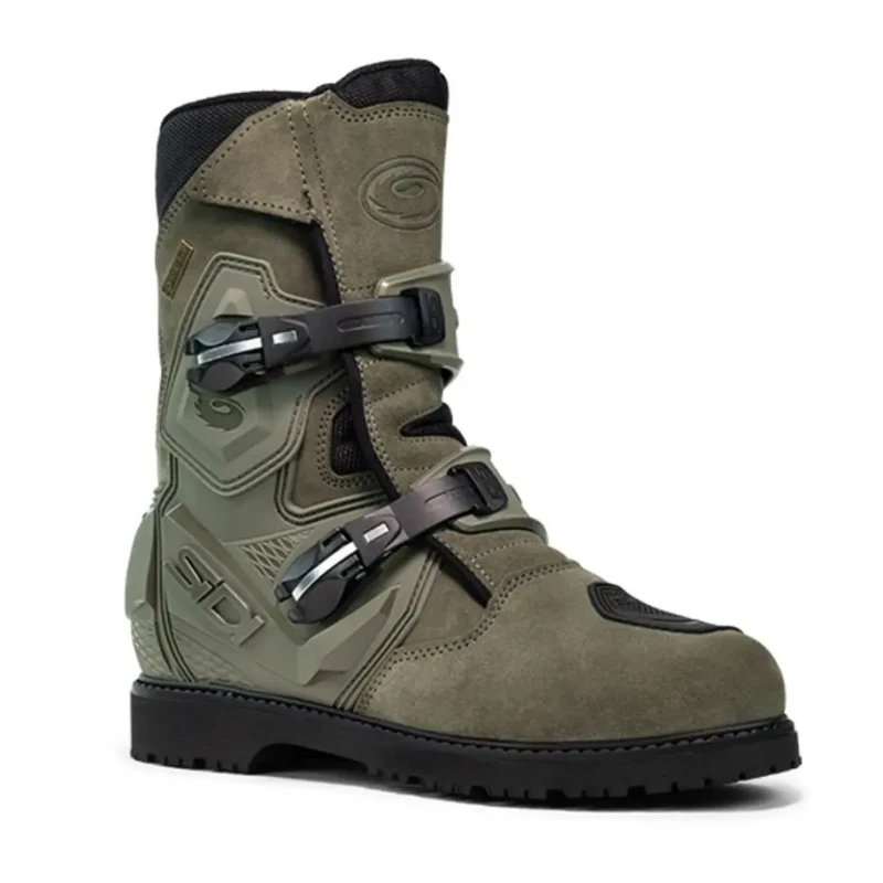 Image of Sidi Mid Adventure 2 Gore-Tex Motorcyle Boots, green, Size 41 for Men