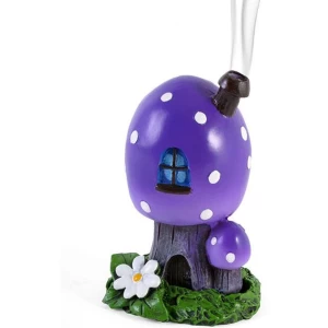 Image of Purple Smoking Toadstool Incense Cone Holder