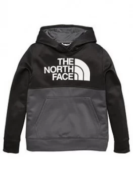 Image of The North Face Boys Surgent Block Overhead Hoodie - Black/Grey Size M 10-12 Years
