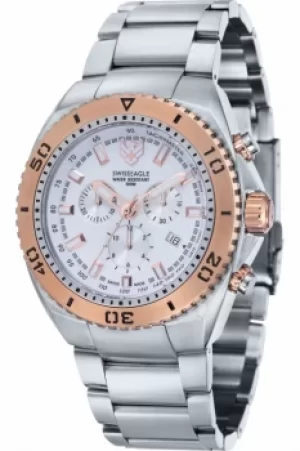 Image of Mens Swiss Eagle Carrier Chronograph Watch SE-9072-33
