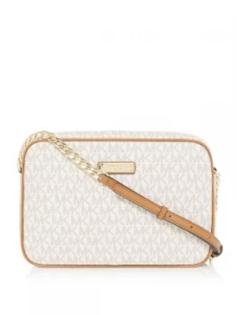 Image of Michael Kors Jet set item large crossbody bag Neutral