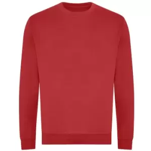 Image of Awdis Mens Organic Sweatshirt (L) (Fire Red)