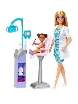 Image of Barbie Careers Dentist Doll Playset & Accessories
