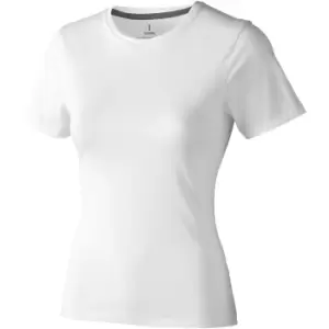 Image of Elevate Womens/Ladies Nanaimo Short Sleeve T-Shirt (M) (White)