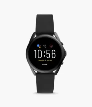 Image of Fossil Men Gen 5 LTE Smartwatch Black Silicone