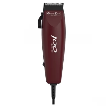 Image of Wahl 79233-1017 GroomEase 100 Series Hair Clipper - Burgundy UK Plug