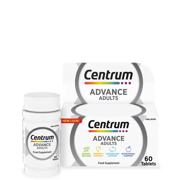 Image of Centrum Advance Multivitamins and Minerals Tablets - 60 Tablets