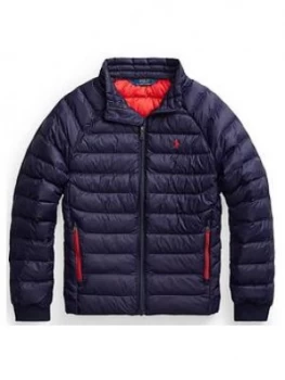Image of Ralph Lauren Boys Classic Packable Padded Jacket - Navy, Size Age: 2 Years